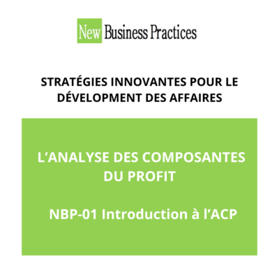 L’ANALYSE DES COMPOSANTES DU PROFIT NBP-01: Introduction