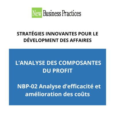 L’ANALYSE DES COMPOSANTES DU PROFIT NBP-02: Analyse d’efficacité et Amélioration des coûts